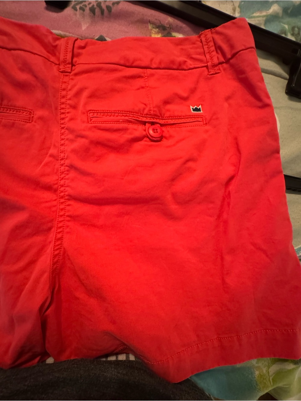 crown & ivy Bright Red Women's Chino Shorts - Picture 5 of 6